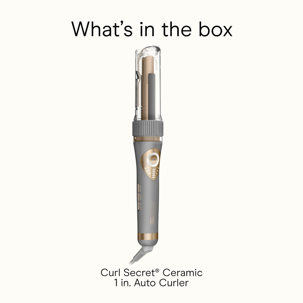 Conair INFINITI PRO Curl Secret produces glossy, long-lasting curls