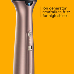 Conair Infiniti Pro large oval barrel shapes hair from roots to tips.