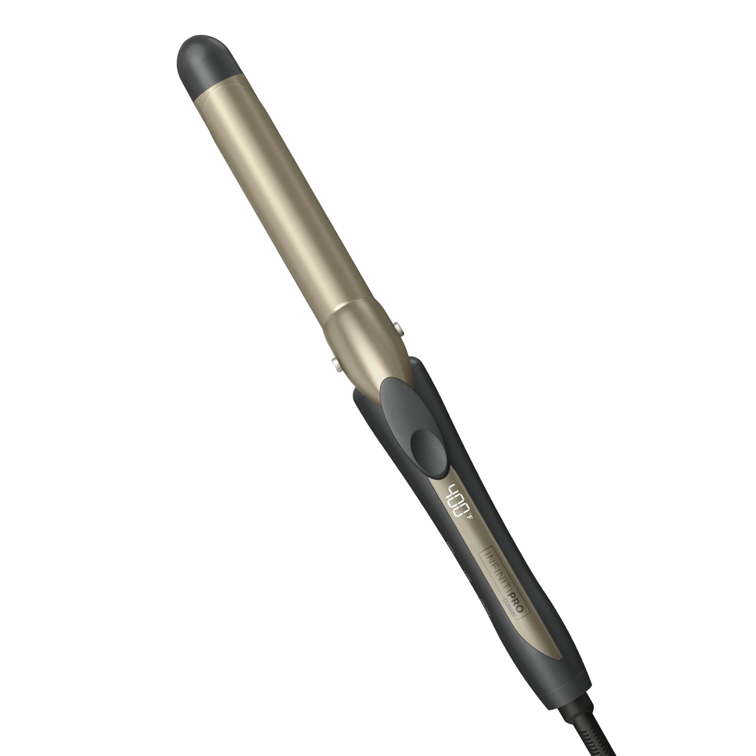 Conair Infiniti Pro tourmaline ceramic 1-inch barrel delivers frizz-control shine.