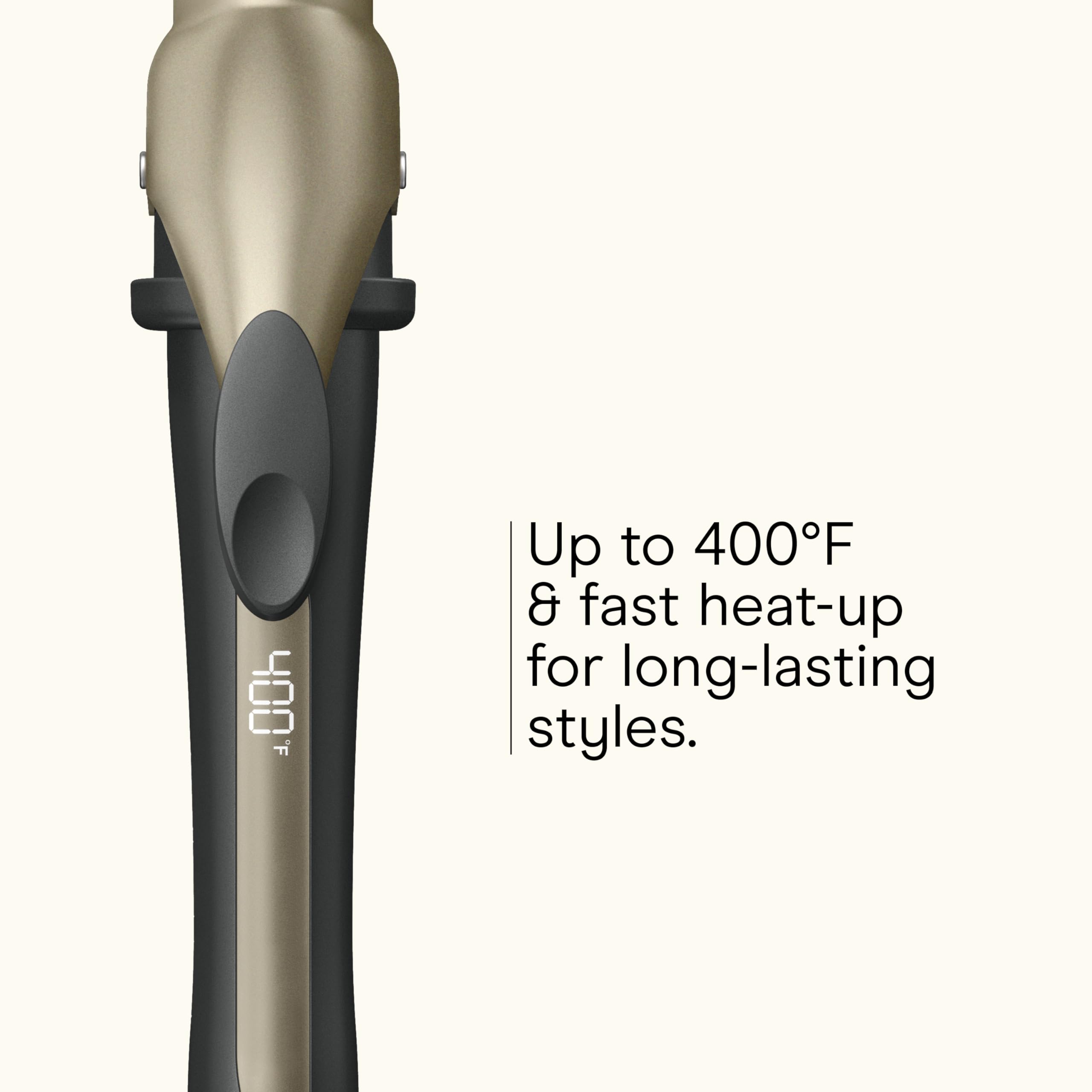 Conair INFINITI PRO wand heats up in 30 seconds for quick styling