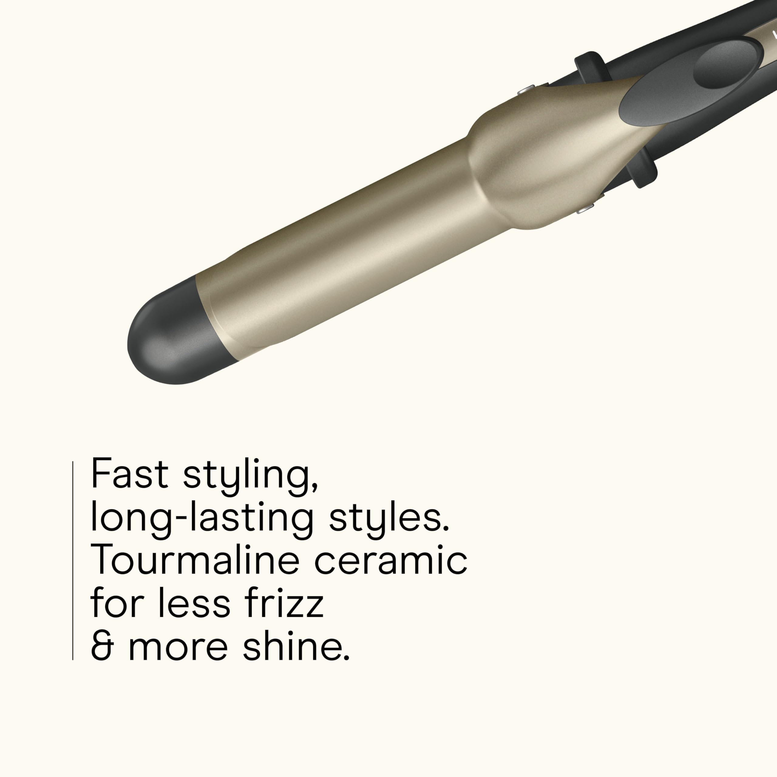 Conair INFINITI PRO wand in clip-attached mode for enhanced curl variation