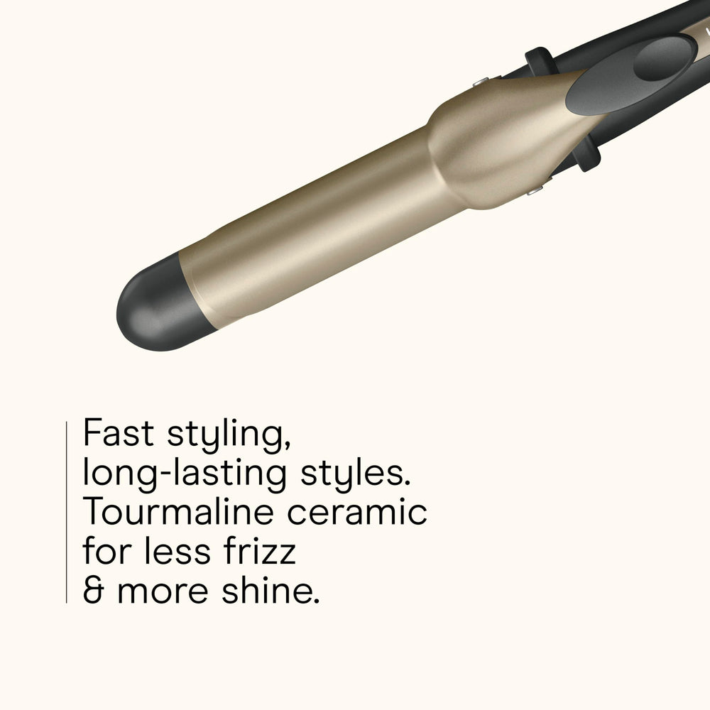 Conair INFINITI PRO wand in clip-attached mode for enhanced curl variation