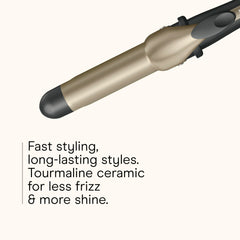 Conair INFINITI PRO wand in clip-attached mode for enhanced curl variation