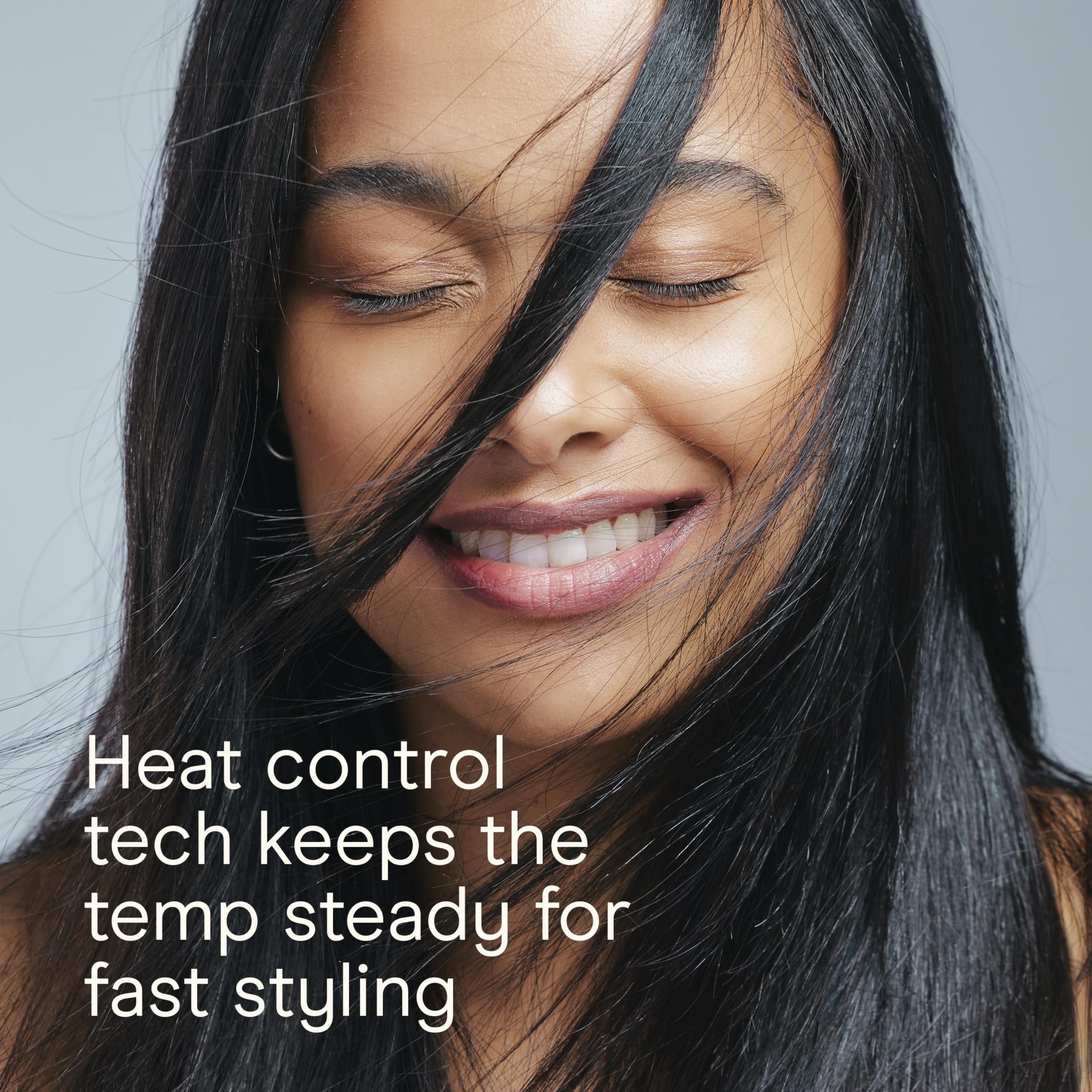 Conair Infiniti Pro tourmaline flat iron heat settings display up to 455F.