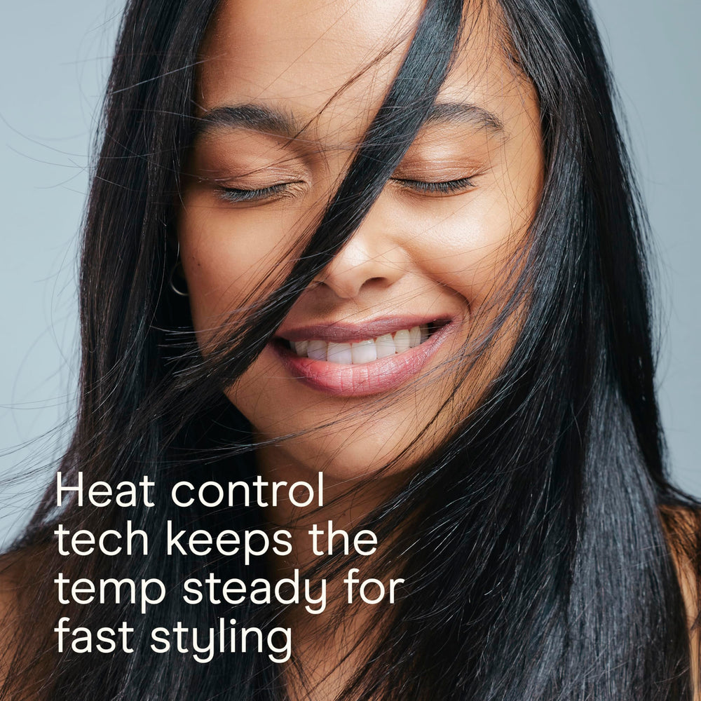 Conair Infiniti Pro tourmaline flat iron heat settings display up to 455F.