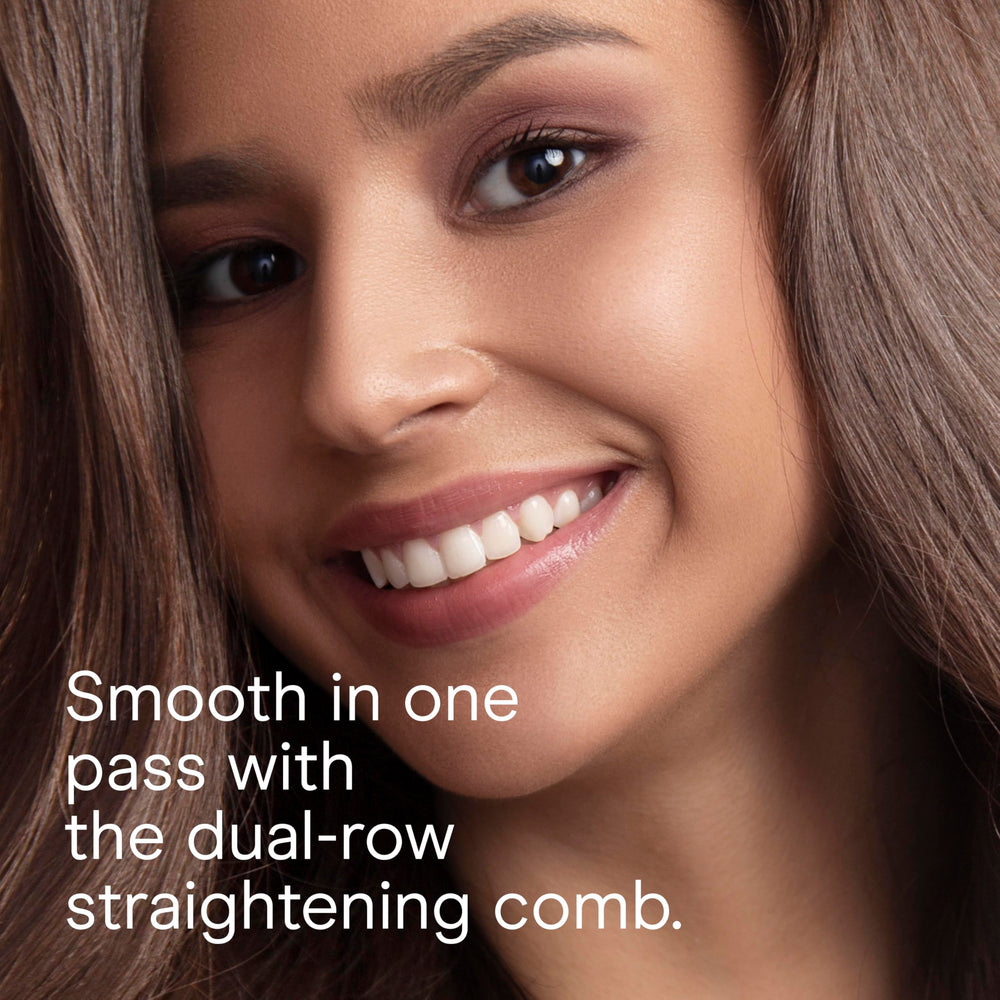 Conair Infinitipro cool shot button to set your style.