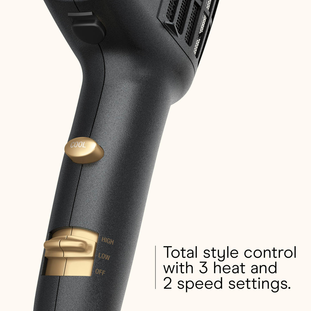 Conair Infinitipro ionic ceramic technology delivers shine and reduced frizz.