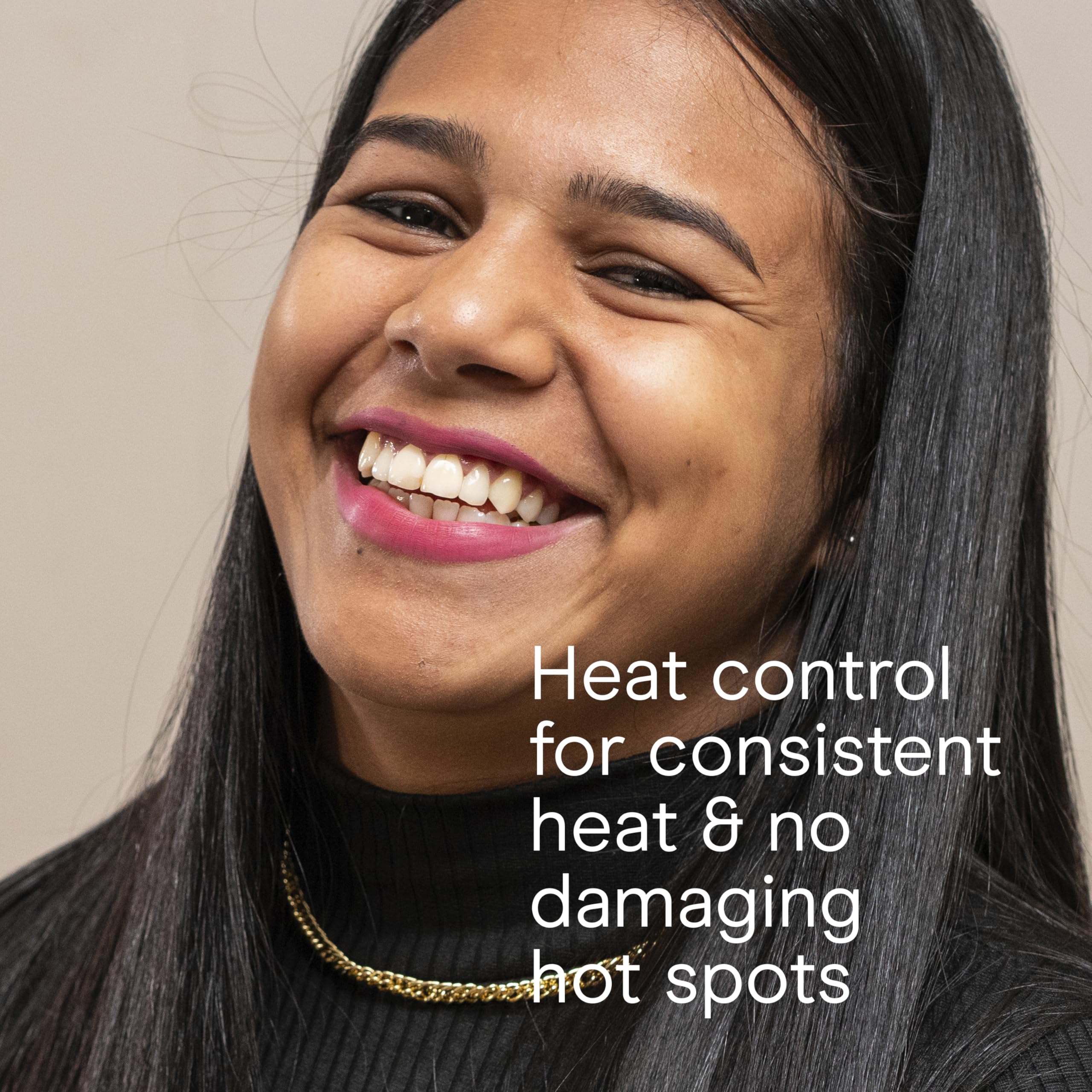 Conair InfinitiPro straightening in one pass with smooth glide for sleek looks