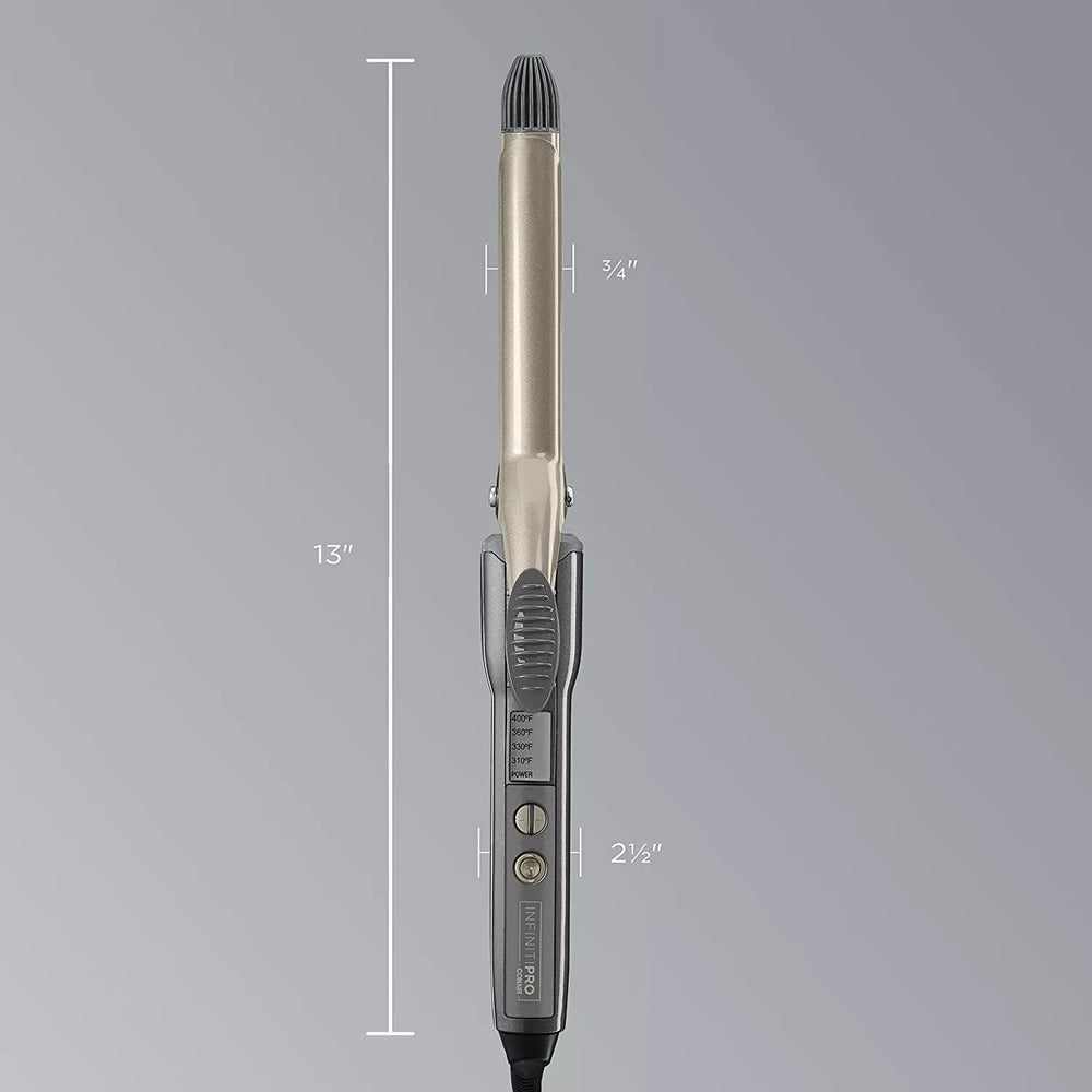 Conair InfinitiPRO curling iron with six-foot cord for flexible maneuvering.