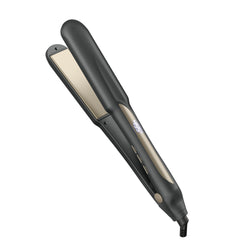 Conair InfinitiPro tourmaline ceramic plates close-up for frizz control and shine