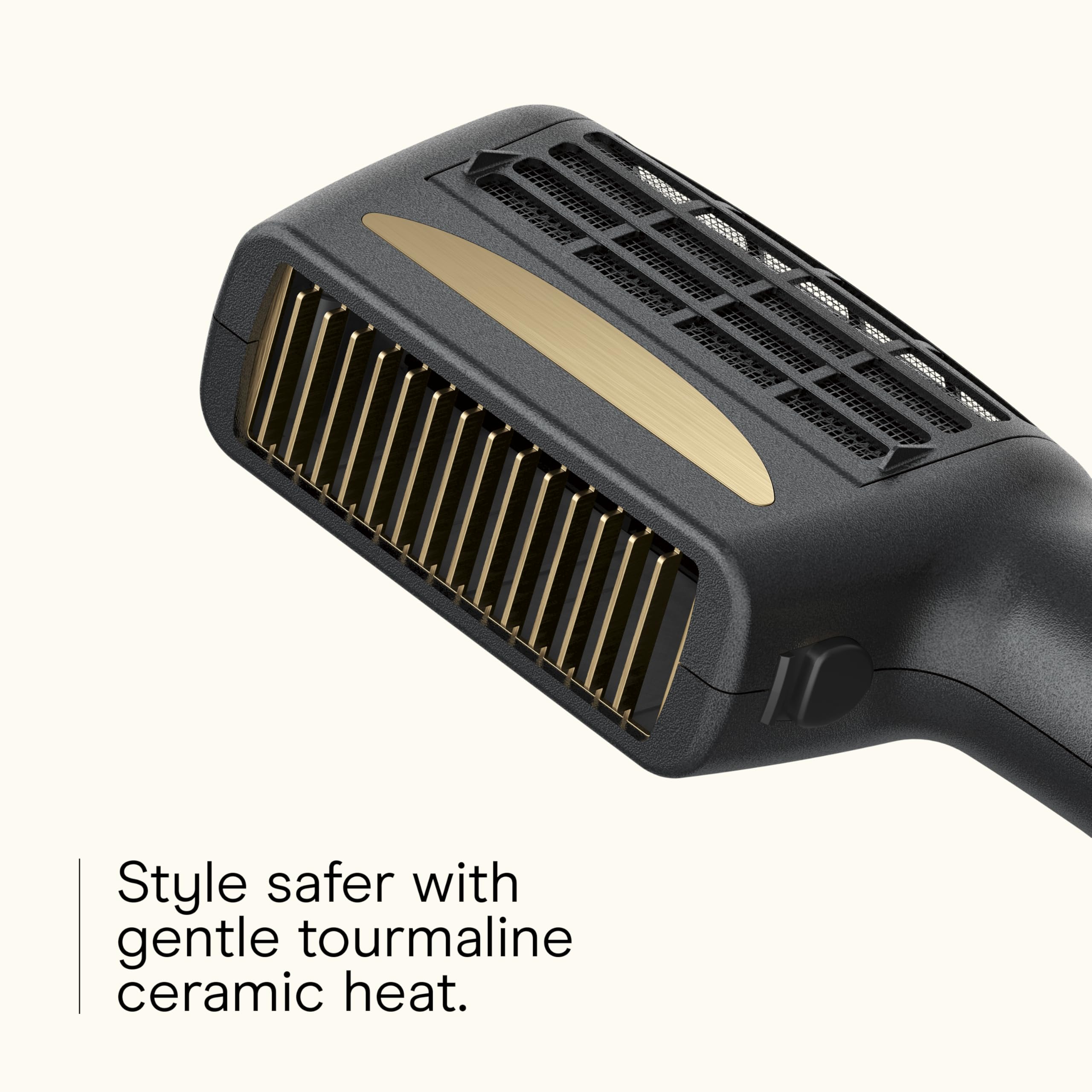 Conair Infinitipro wide-tooth thermal comb for detangling with even heat.
