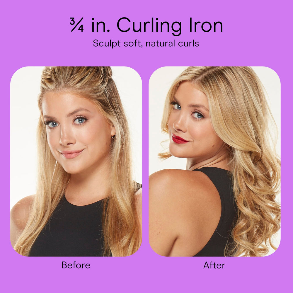 Conair Instant Heat ¾-Inch Curling Iron auto-off feature adds peace of mind.