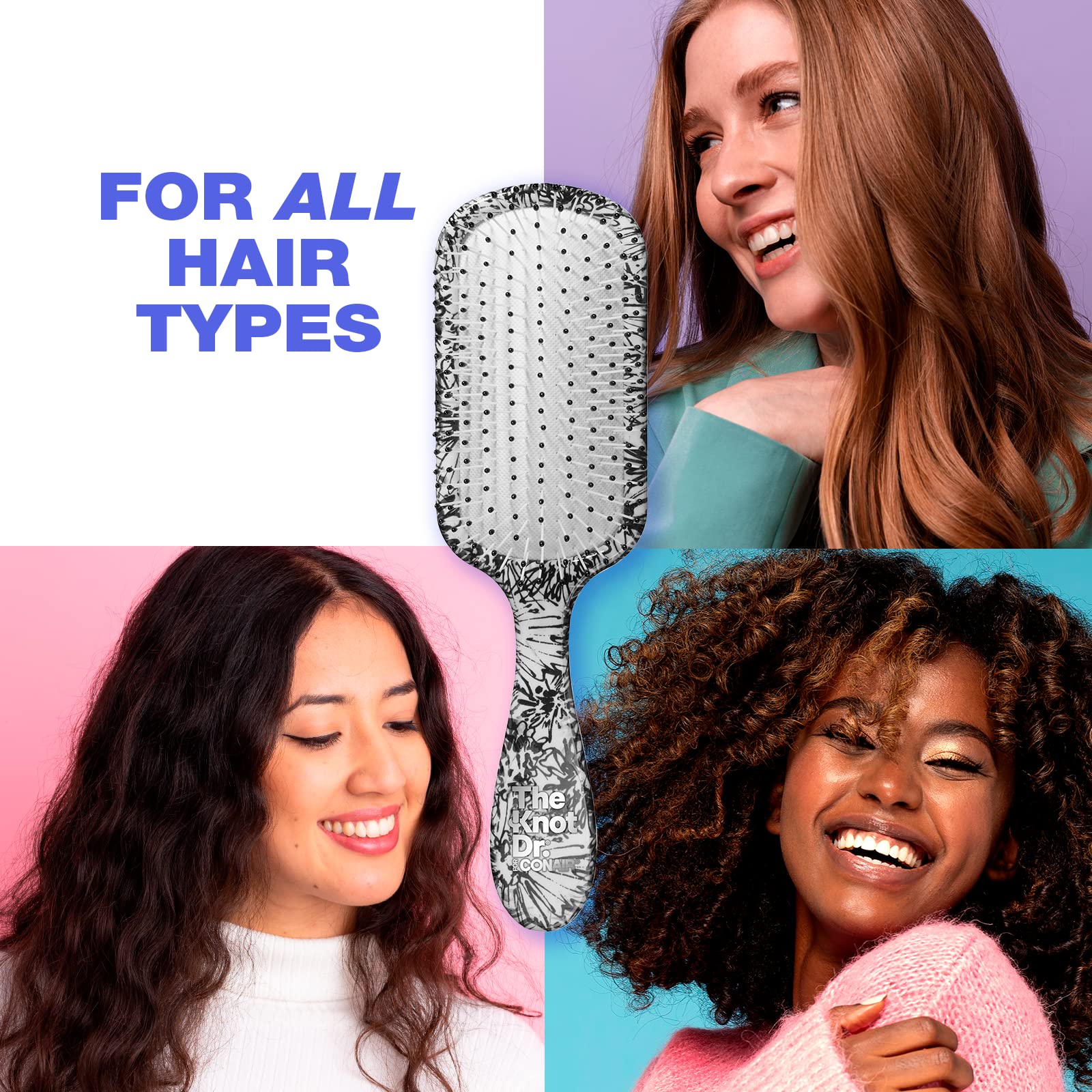 Conair Knot Dr floral print adds style to everyday styling routine