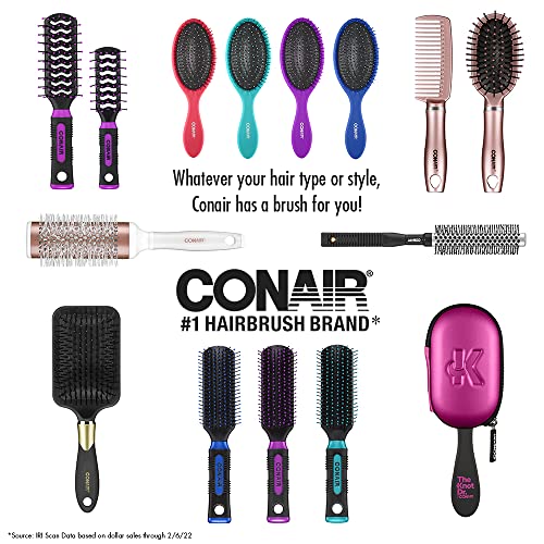 Conair Knot Dr. brush aids no bad hair days with quick touch-ups