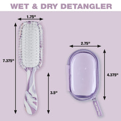 Conair Knot Dr. large bristle tips gently massage the scalp.