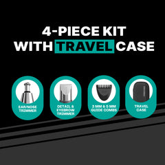 Conair Men detail trimmer attachment for precise lines and edges.