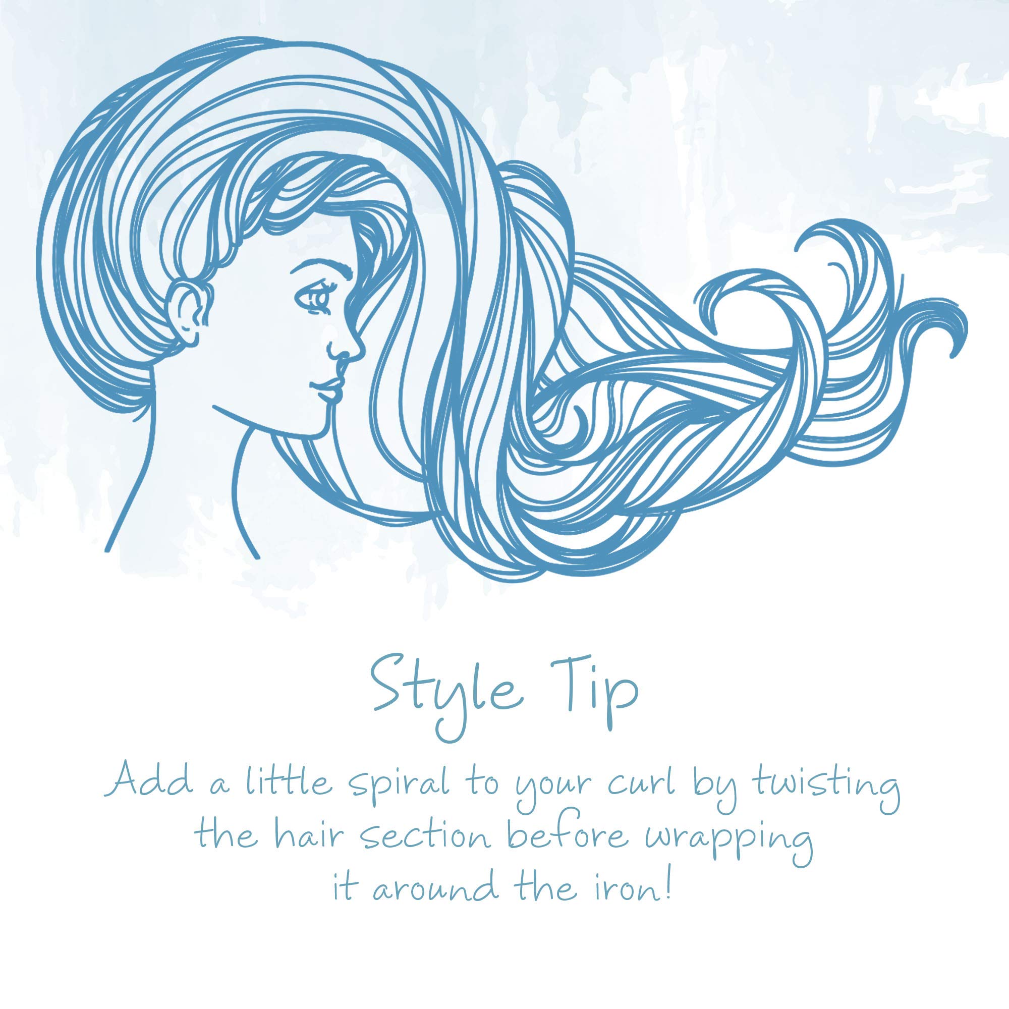 Conair OhSoKind finish image shows smooth, shiny results on fine hair.