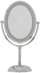 Conair polished chrome finish mirror adds sleek style to any vanity.