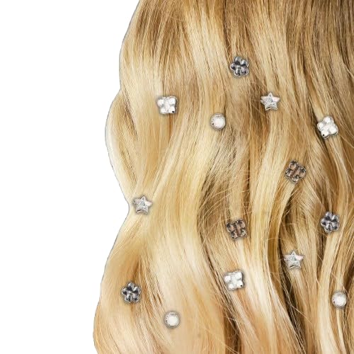 Conair Quick Gems Hair Jeweler features varied colors and shapes for customizable sparkle