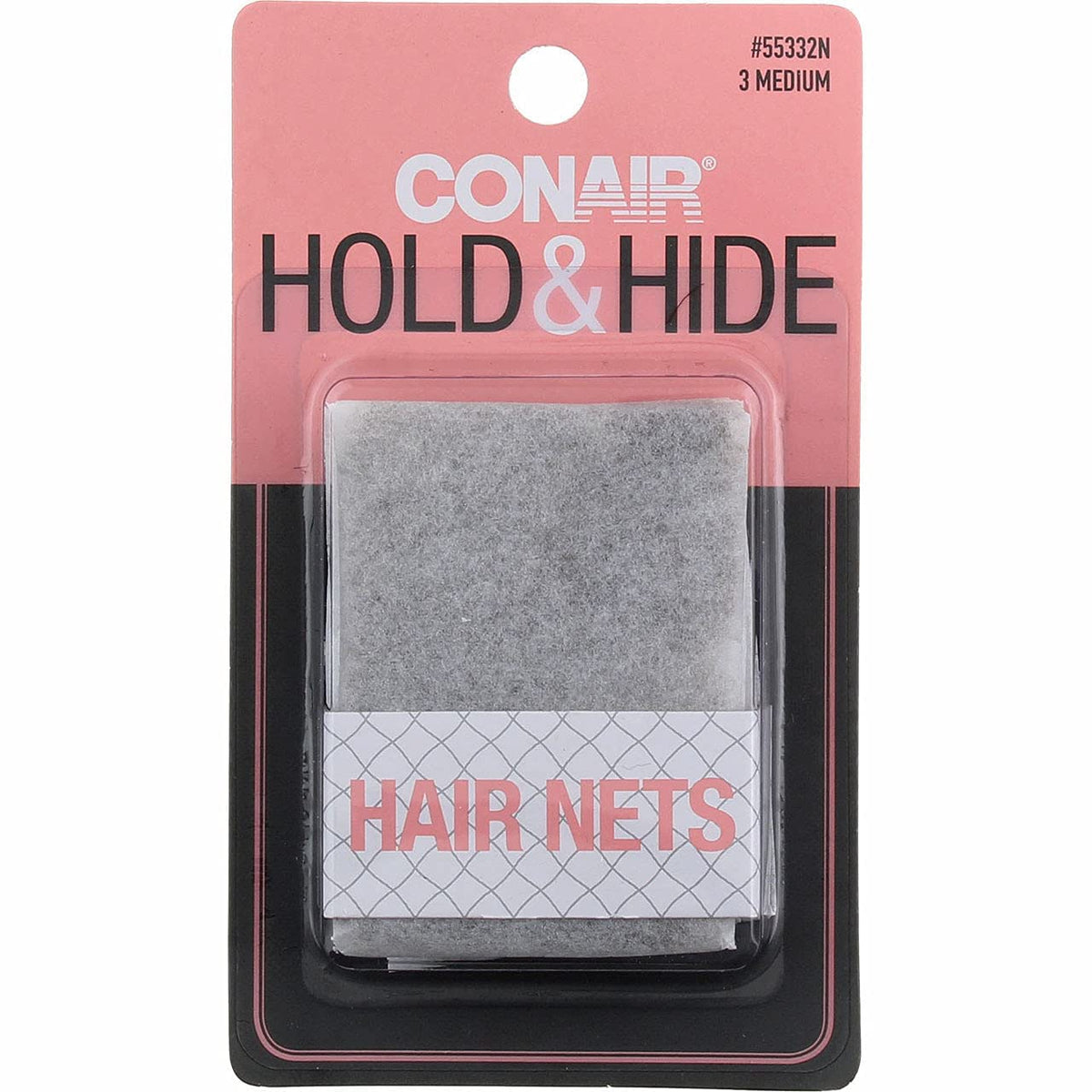 Conair red de cabello marrón, set de 3, para uso diario