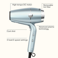 Conair SmoothWrap advanced plasma technology balances moisture and shine.