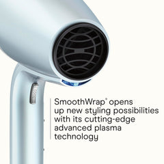 Conair SmoothWrap ceramic technology provides even heat for gentle drying.