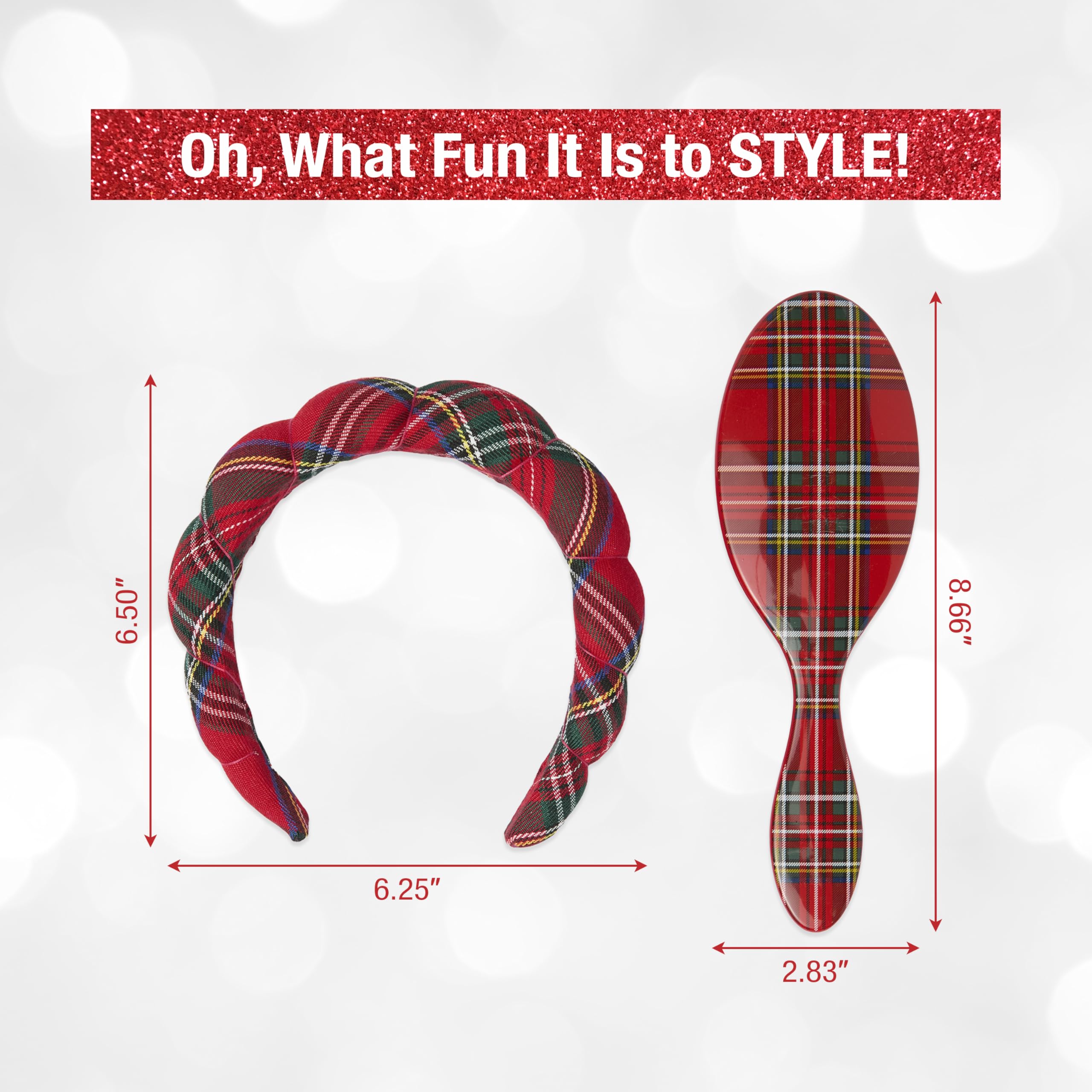 Conair Spa Tartan Set packaging image highlighting gift-ready presentation.