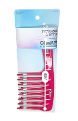 Conair Styling Essentials 3-pack closeup of wavy teeth for curly hair definition