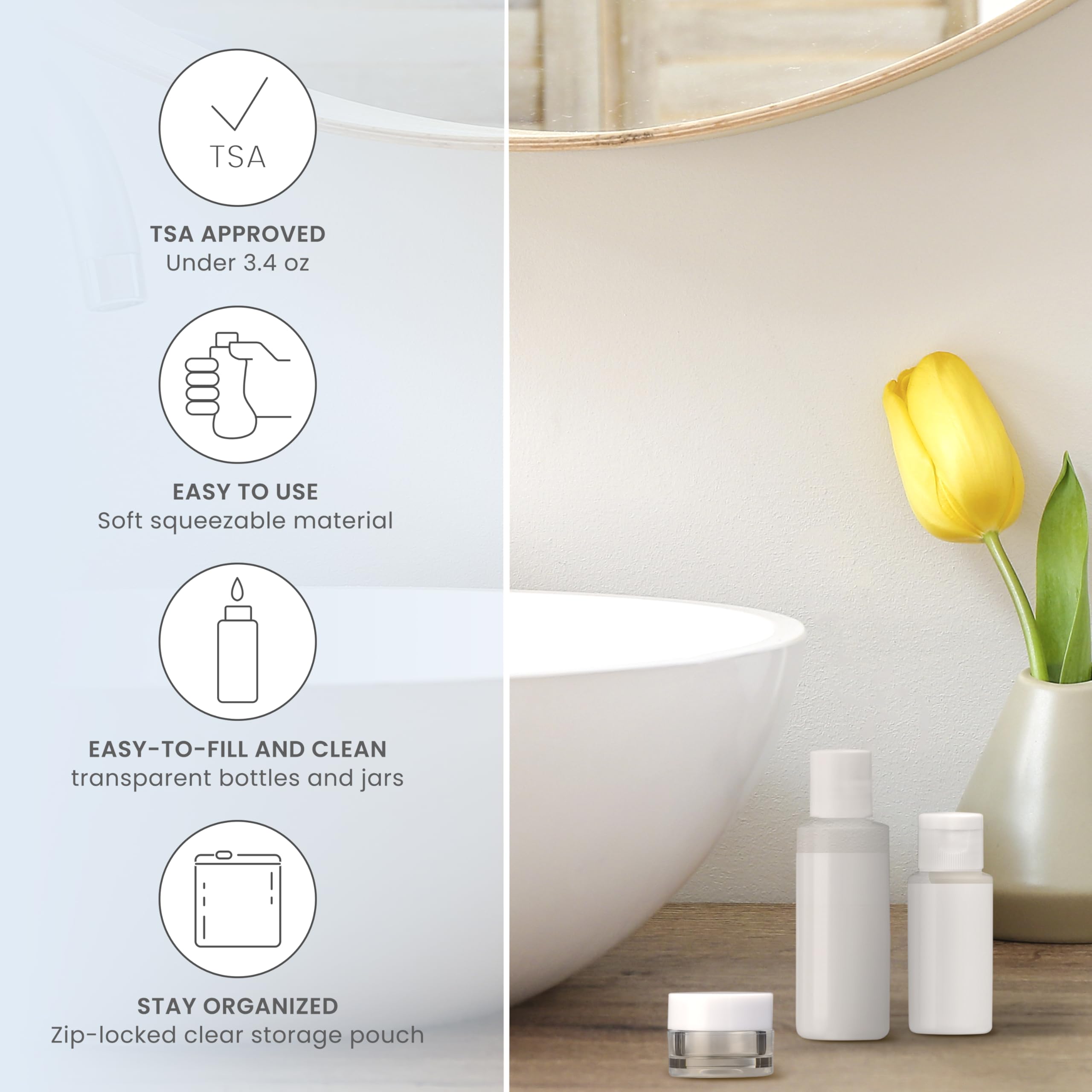 Conair Travel Smart spray bottle ideal for liquids and fragrances on the go