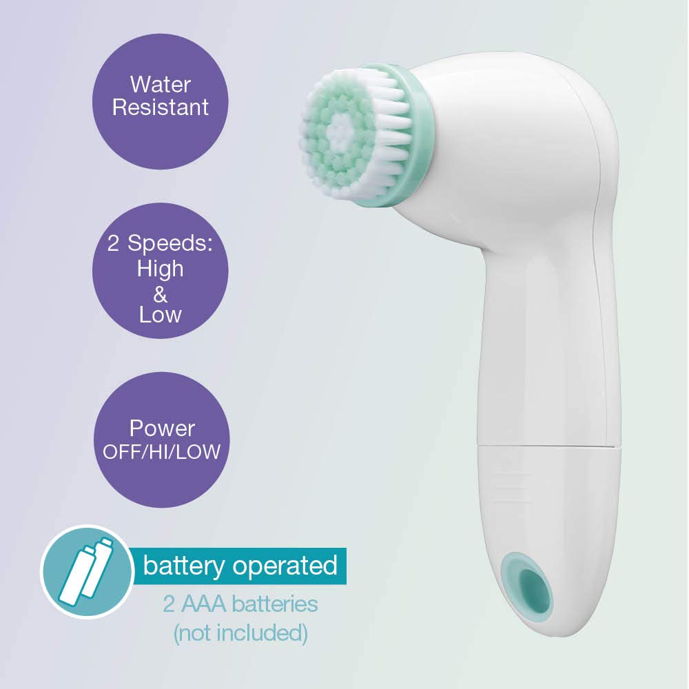 Conair True Glow used with cleanser delivers refreshing cleansing rituals