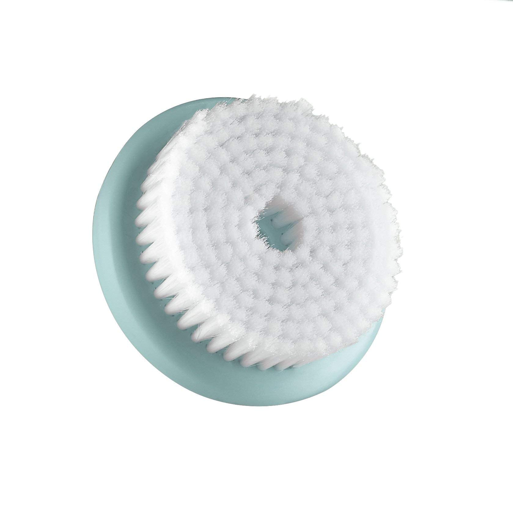 Conair True Glow waterproof design shown for safe shower use while cleansing.