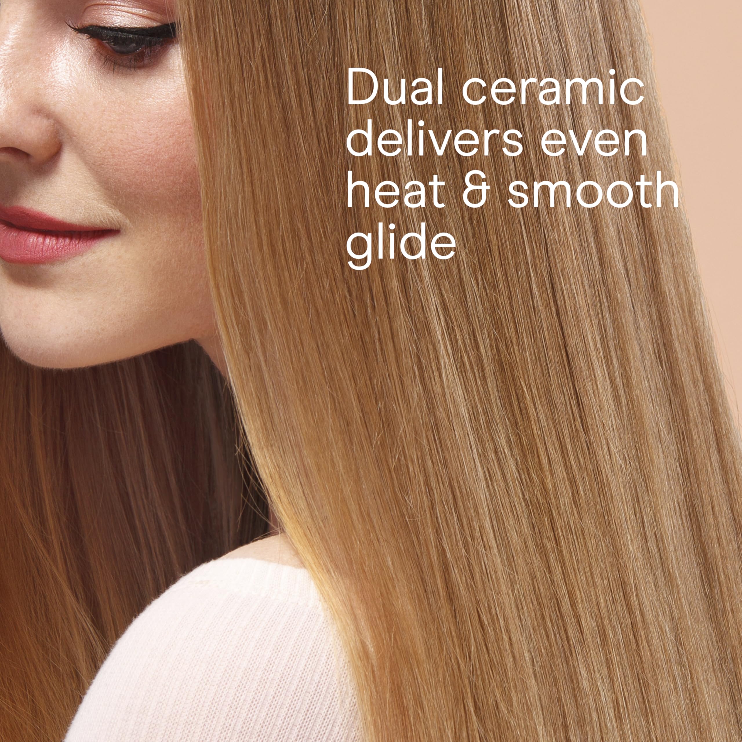 Conair Turbo Heat feature enables quick touch-ups for lasting curls.