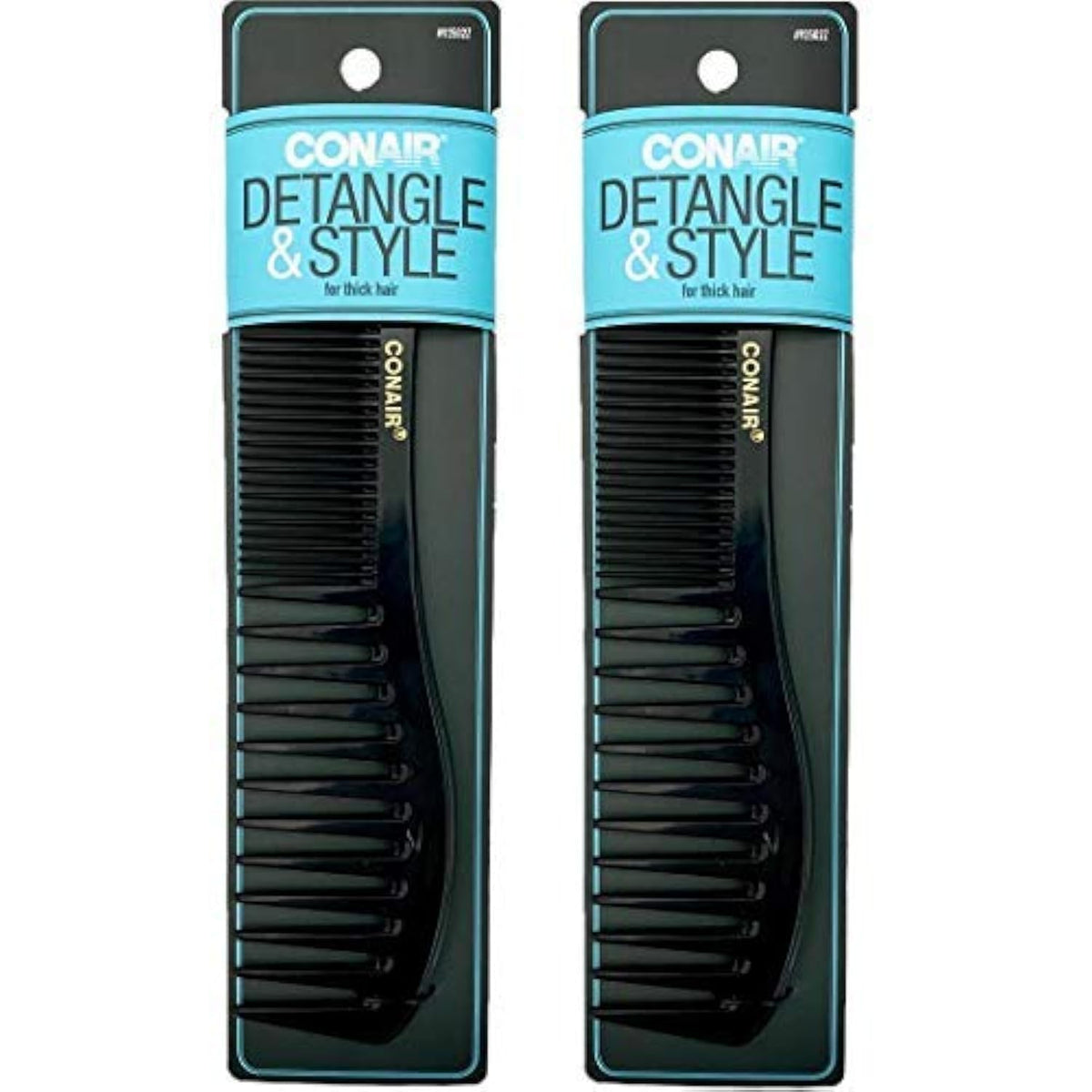 Conair wide-tooth comb detangles wet or dry hair with a smooth glide