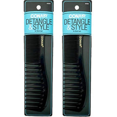 Conair wide-tooth comb detangles wet or dry hair with a smooth glide