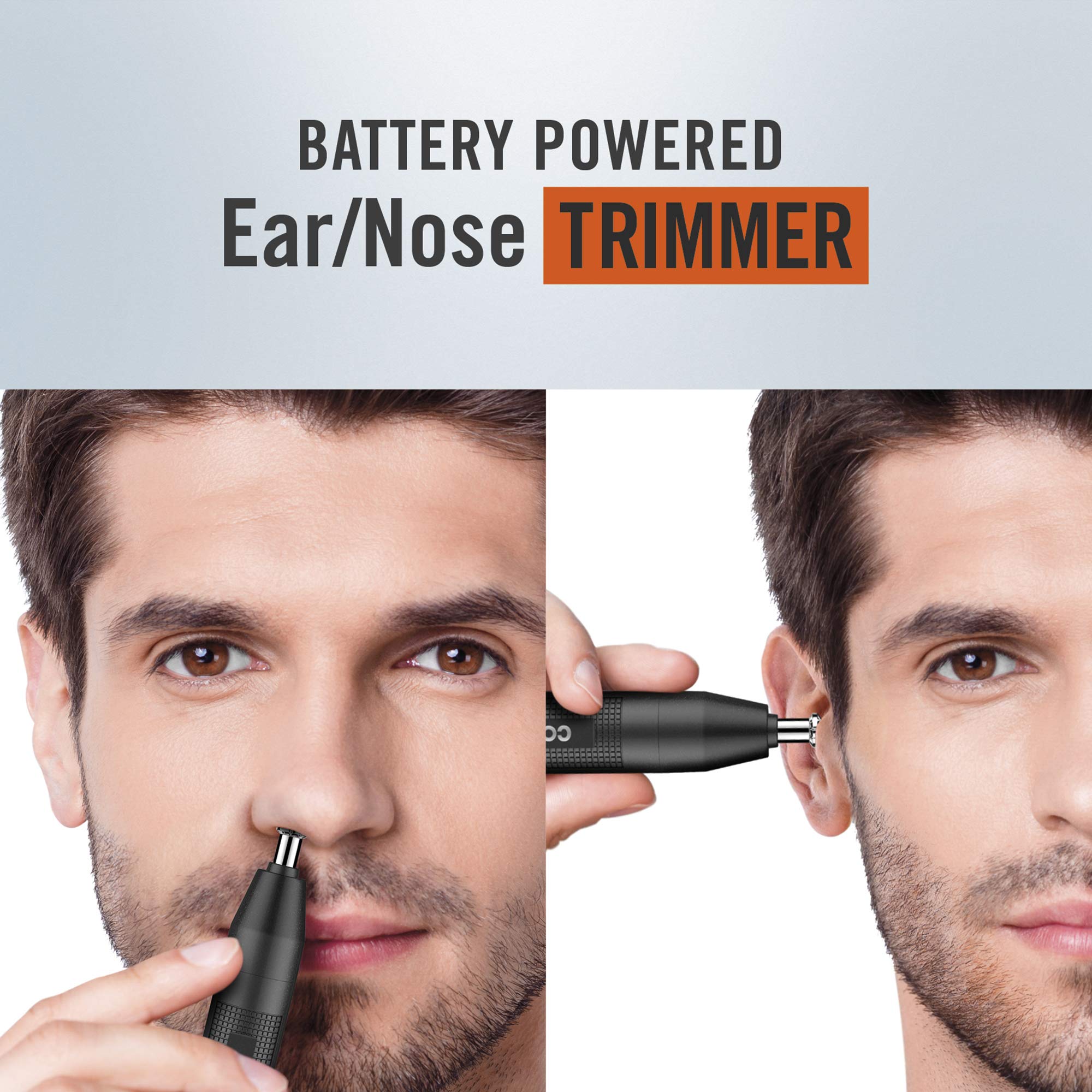 ConairMAN cordless trimmer design powers on-the-go grooming without cords.