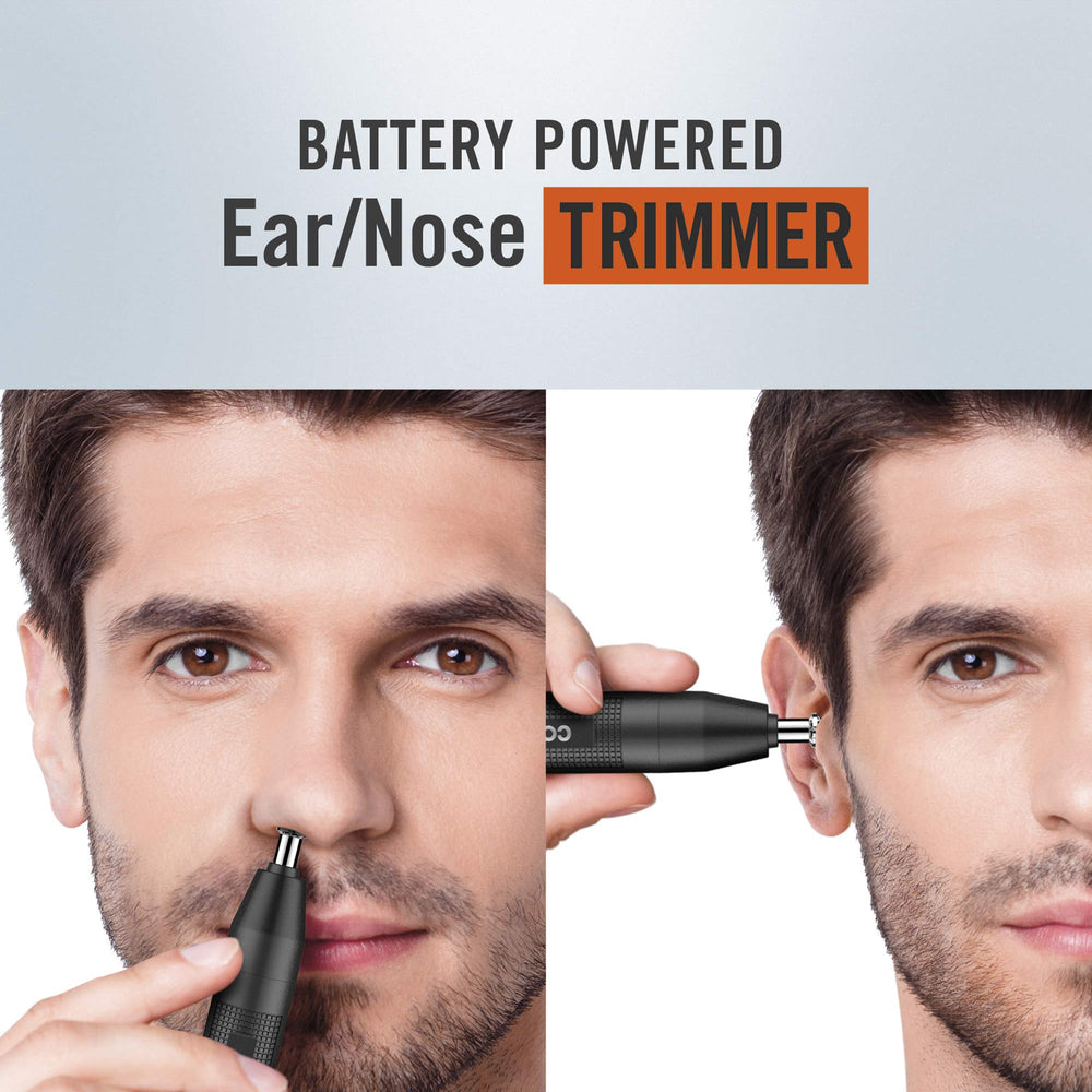 ConairMAN cordless trimmer design powers on-the-go grooming without cords.