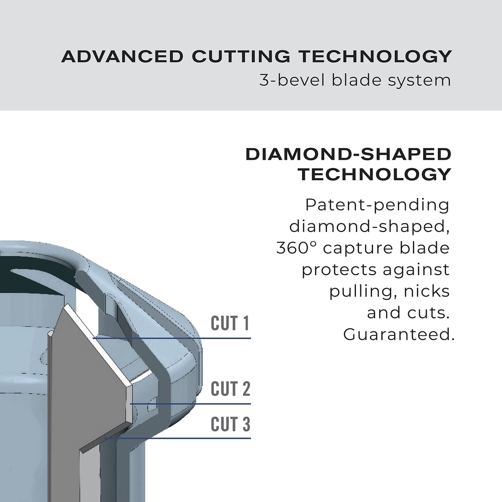 ConairMAN detail trimmer attachment for crisp edges around eyebrows and beard lines.