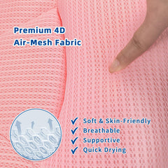 CONBELLA Bath Pillow six suction cups ensure stable placement and slip resistance.