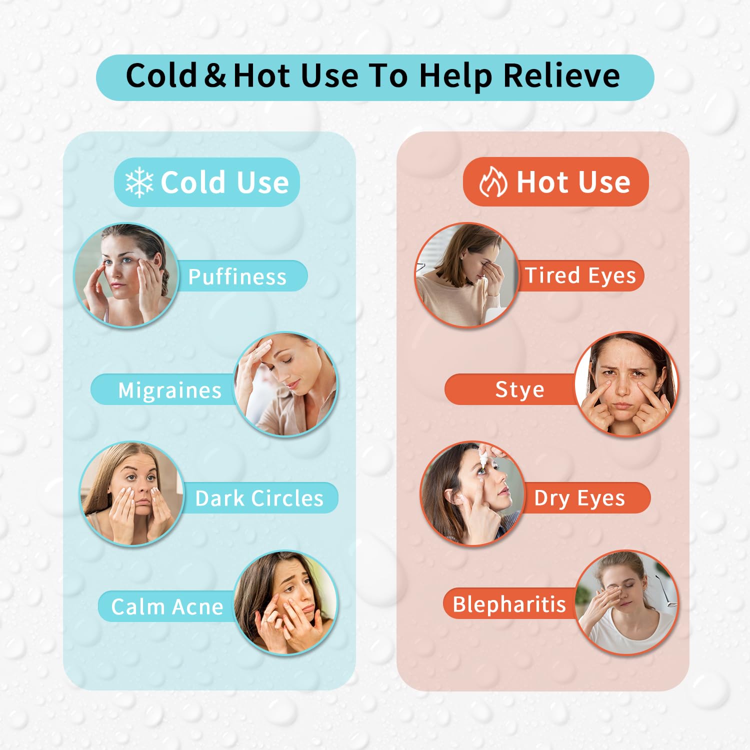 CONBELLA eye mask hot therapy, providing comforting warmth for relaxation