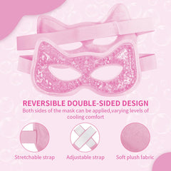 CONBELLA eye mask open-design—unobstructed use while reading or working