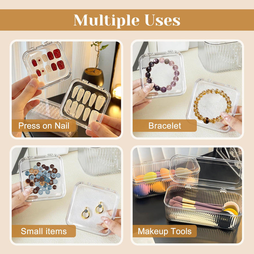 CONBOLA portable travel nail storage case fits compactly