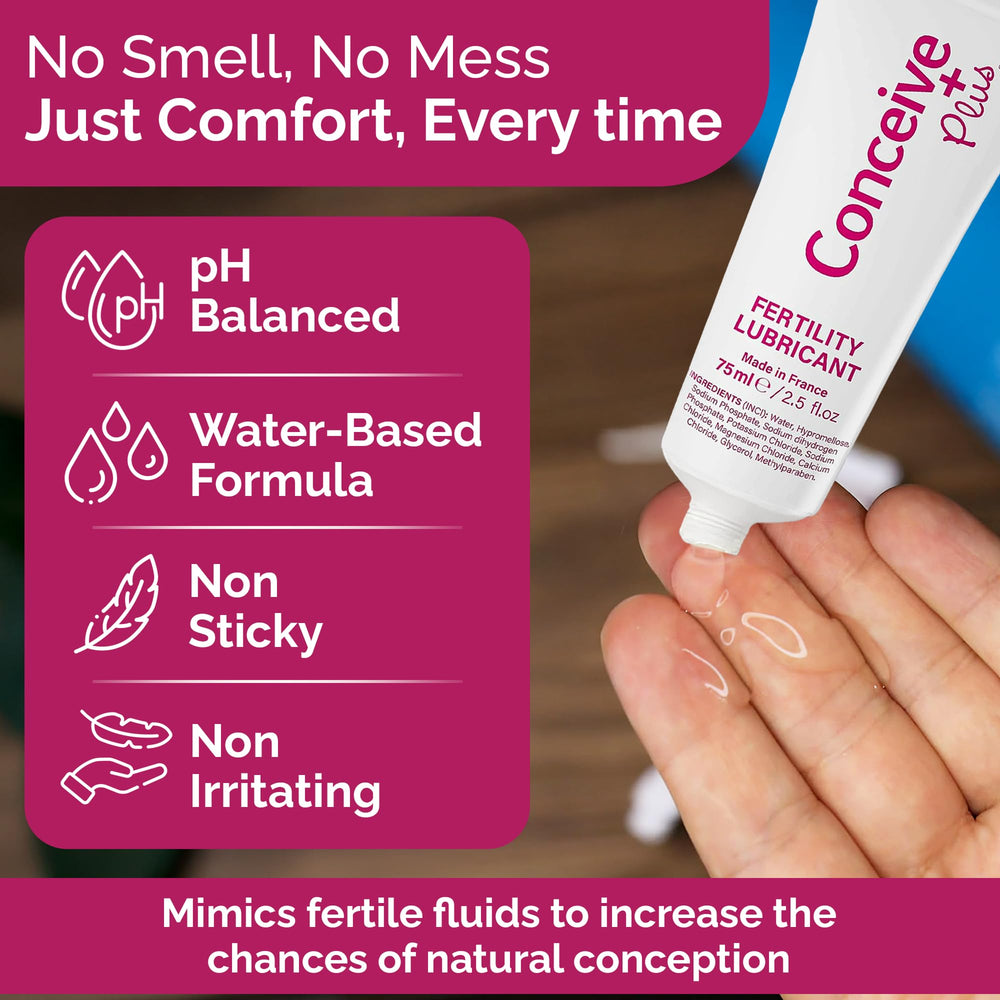 Conceive Plus magnesium-calcium formula enhanced for fertility-friendly use.