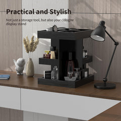 Coneqwliy premium pine wood construction provides durable support and steady display.