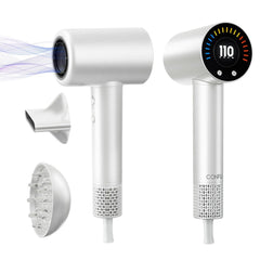 CONFU hair dryer with 110000rpm motor delivers fast drying and efficient styling