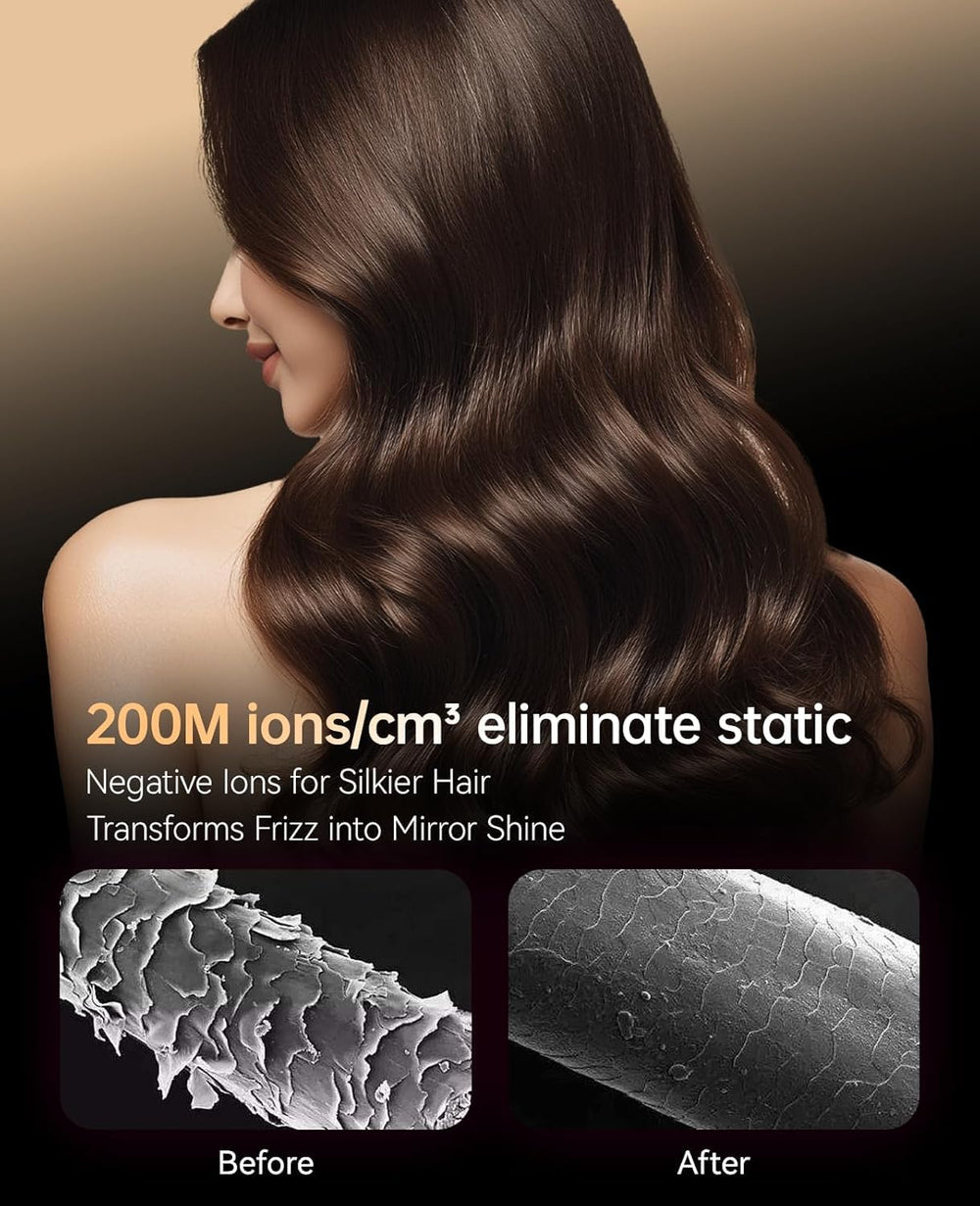 CONFU hair dryer concentrator nozzle enables precise smoothing and straight styling