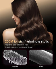 CONFU hair dryer concentrator nozzle enables precise smoothing and straight styling