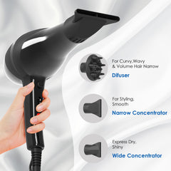 Conhaze styling diffuser and concentrator set for salon grade results