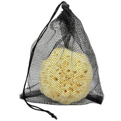Constantia Beauty sea sponge in breathable mesh bag for storage and drying