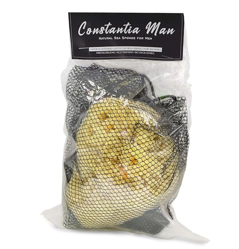 Constantia Beauty sea sponge softens on contact for gentle cleansing