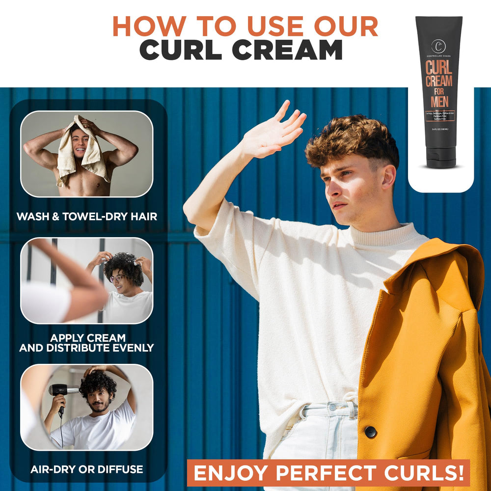 Controlled Chaos curl cream shea butter ingredients image emphasizes rich hydration without greasiness